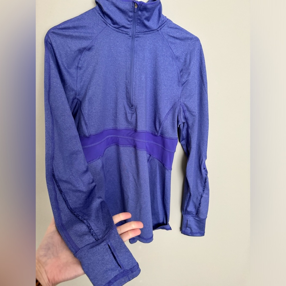 Half zip jacket purple - Large